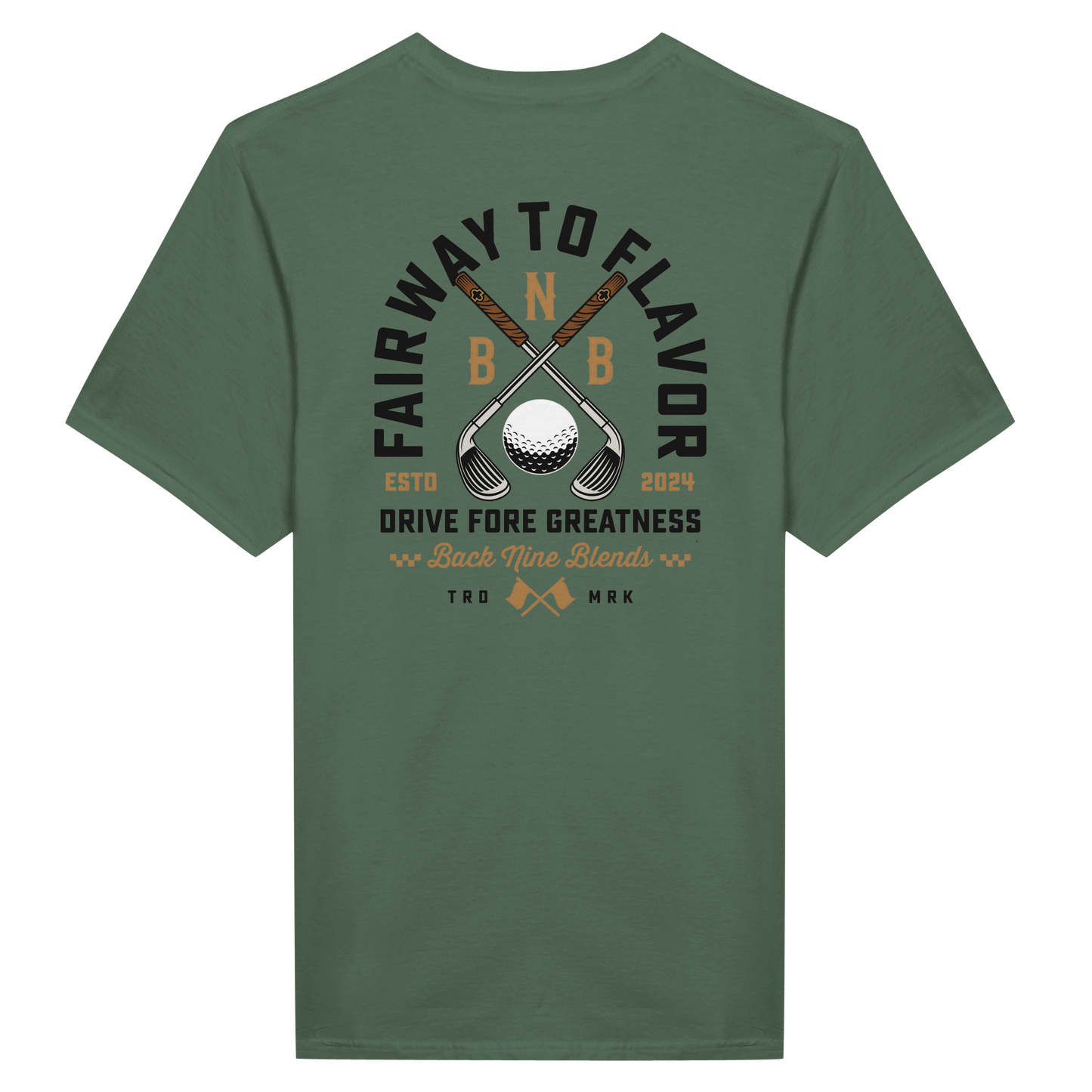 Fairway to Flavor Golf Clubs Tee