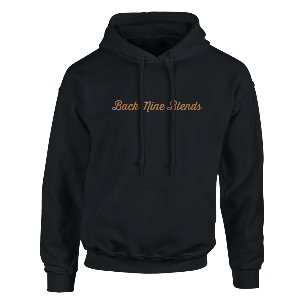 Gold 'Back Nine Blends' logo centered on the front chest.