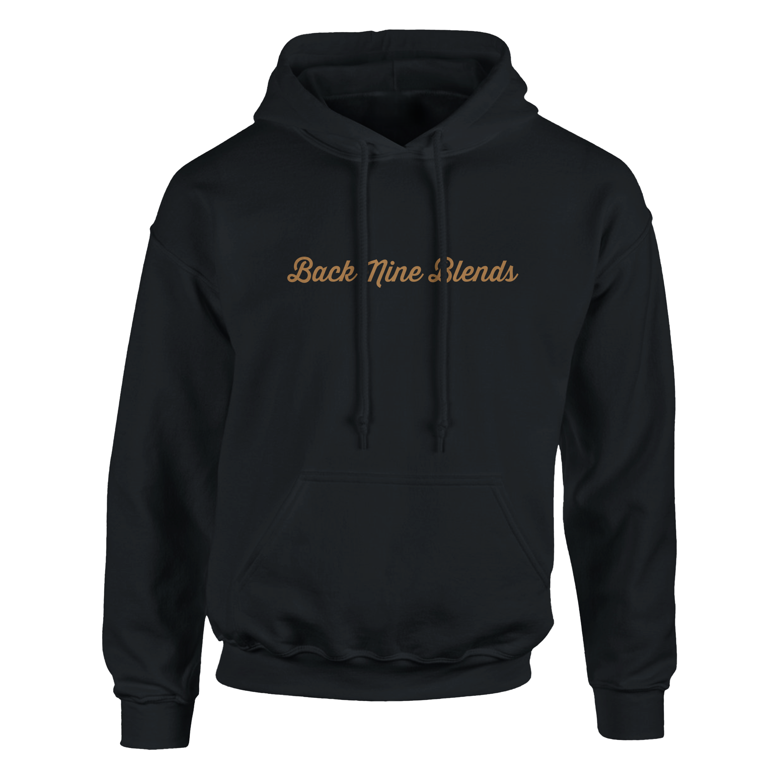 Gold 'Back Nine Blends' logo centered on the front chest.