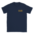 Gold 'Back Nine Blends' logo on front left chest.