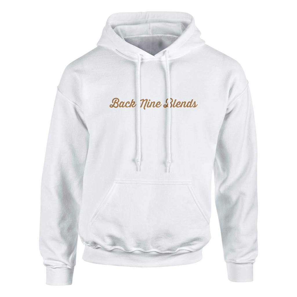 Gold 'Back Nine Blends' logo centered on the front chest.