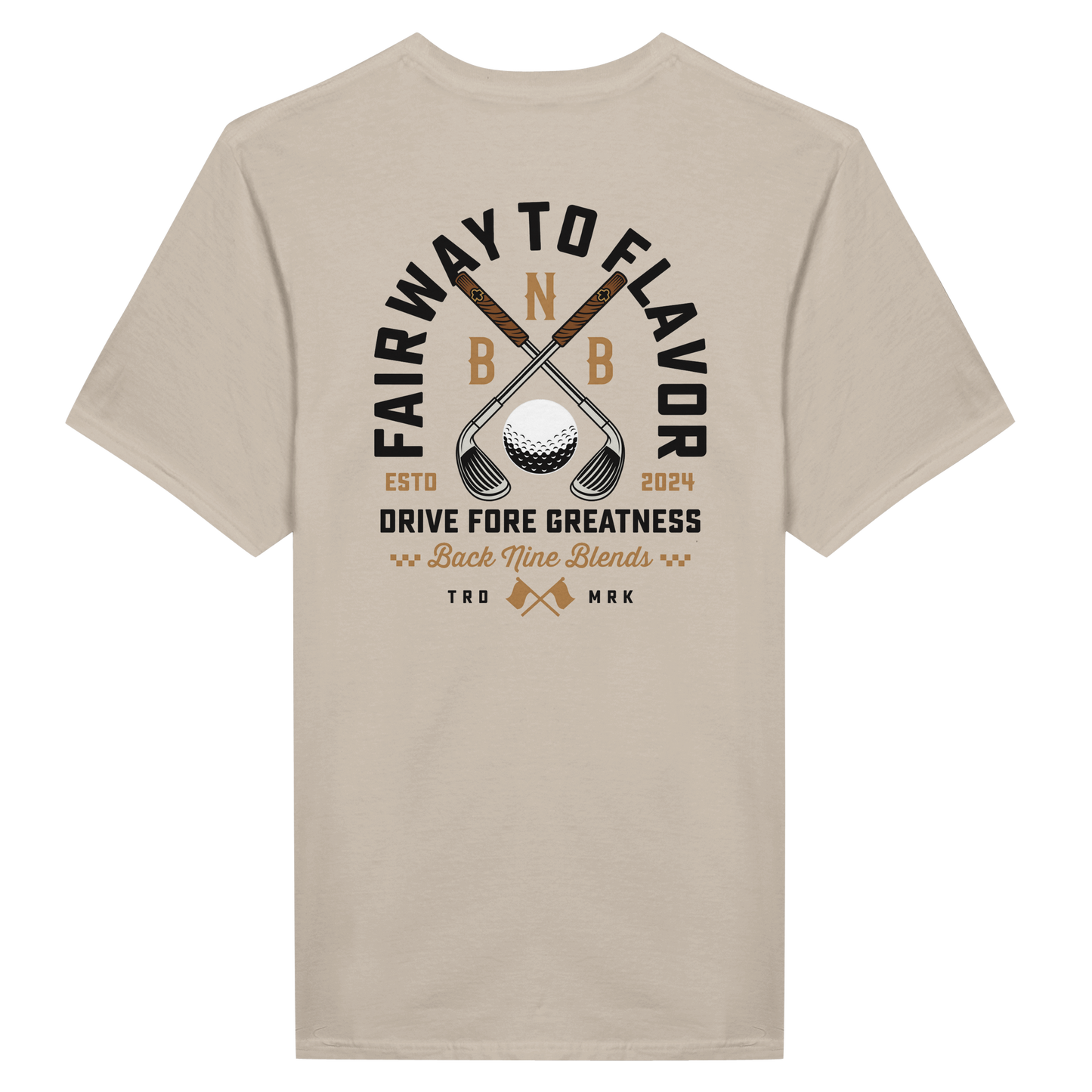 Fairway to Flavor Golf Clubs Tee